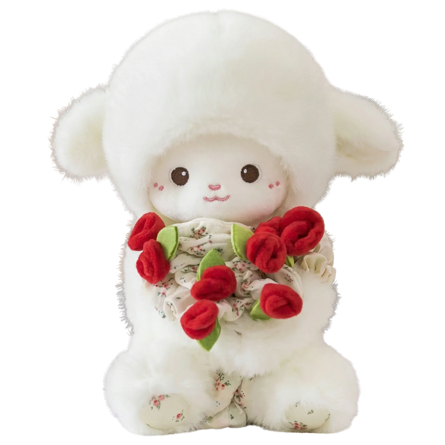 Lumasheep™-Peluche oveja con tulipanes azules